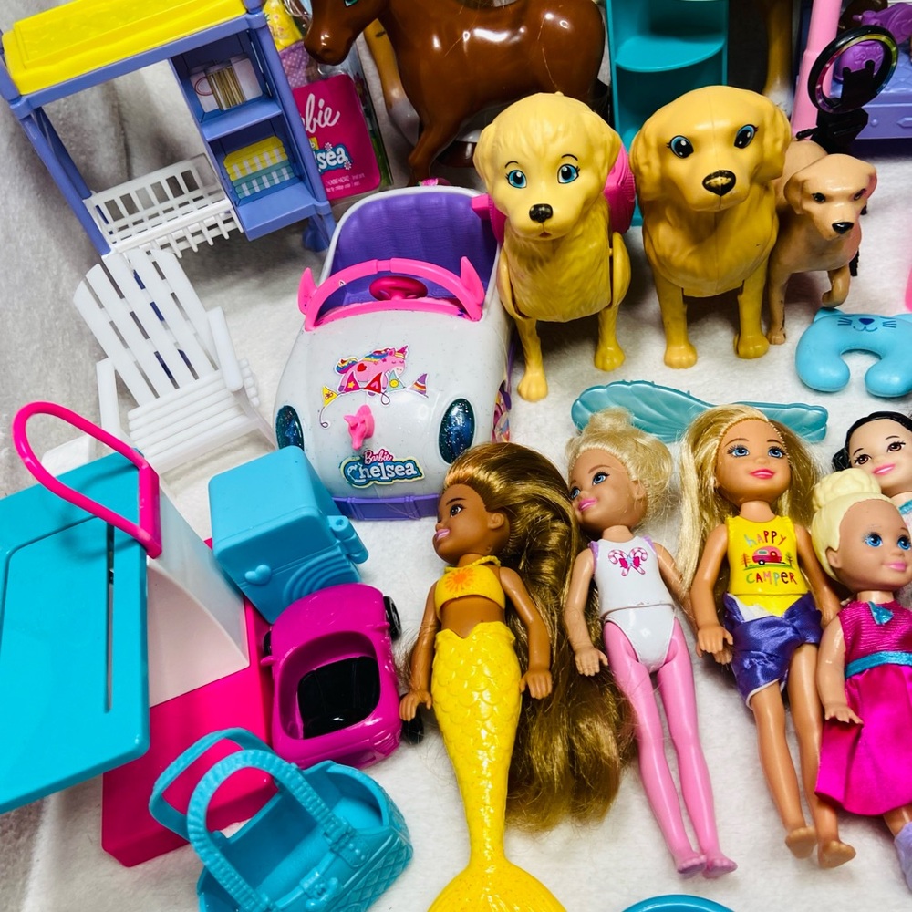 Barbie Baby Doll Lot Barbie Chelsea Doll Lot Barbie Nursery Toy - Picture 3 of 13